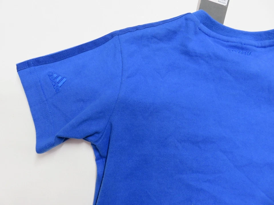 Adidas Ivy Park girls cropped t-shirt royal blue Age 5-6 yrs NEW fashion tee - Image 4 of 4