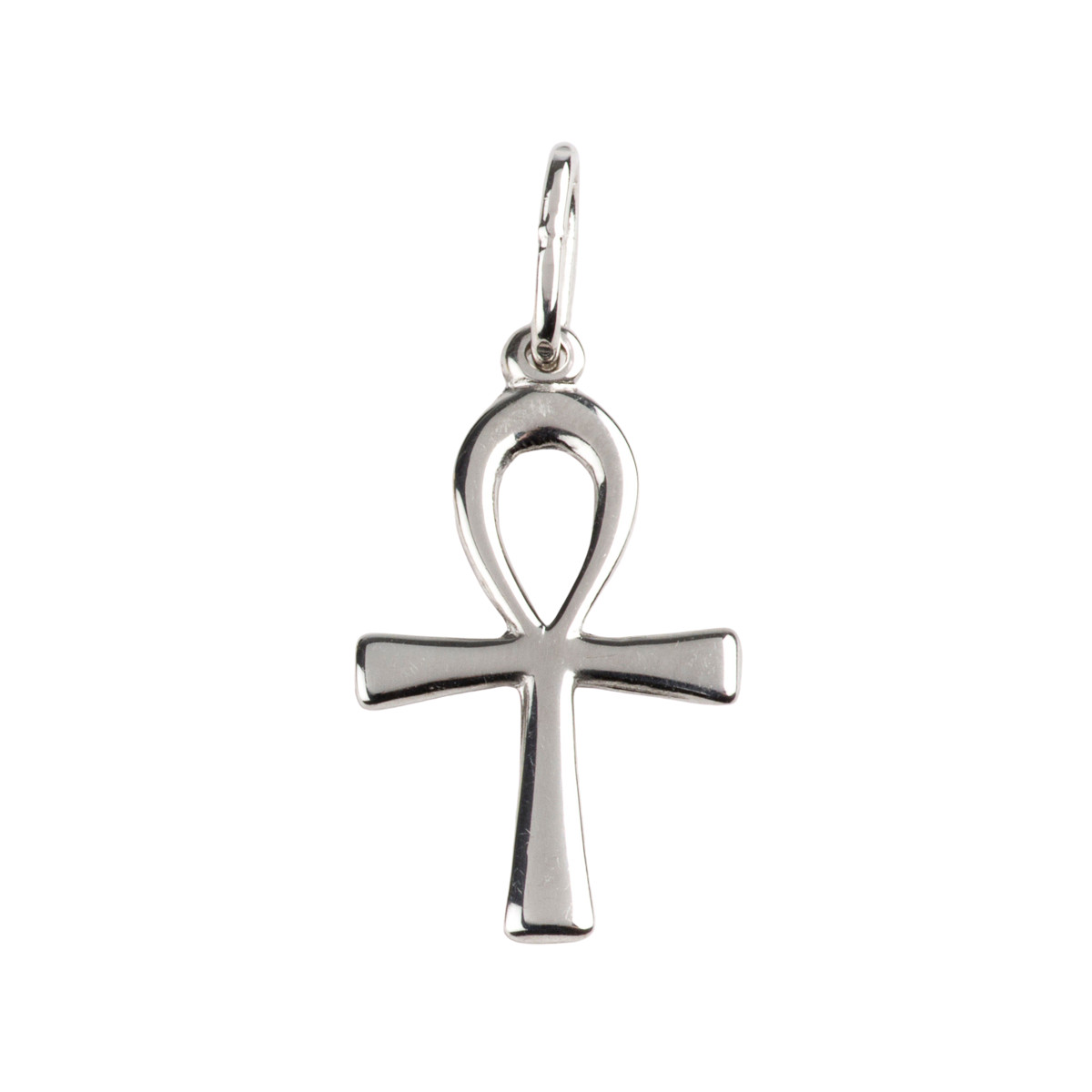 Pendentif croix de vie argent 925 véritable anti-ternissement avec écrin