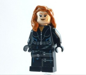 LEGO Marvel Avengers Black Widow Minifigure from set 6869 Quinjet Aerial Battle