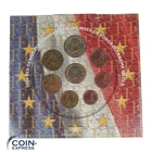 *** Euro Circulated Coin Set France 2000 BU Coin Set in Folder France Coin Set