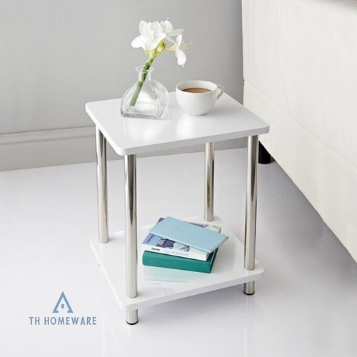 Round Coffee Table Bedside Tables for Living Room Table Oak Side Table & C Table - Picture 2 of 14