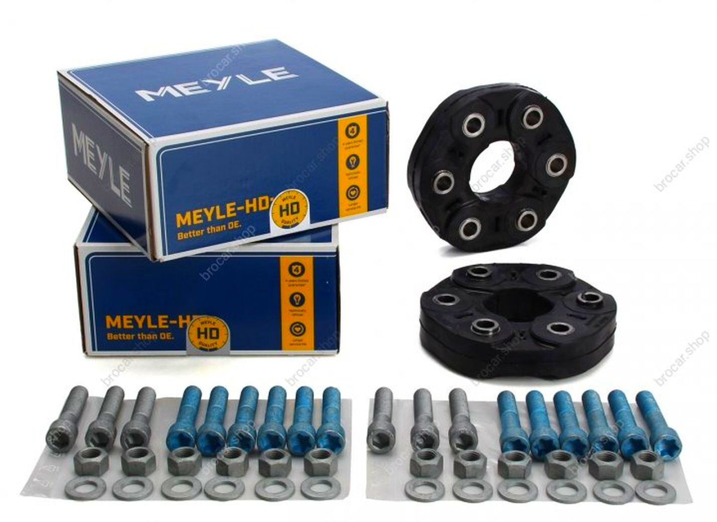 x2 MEYLEHD FRONT +REAR Drive Shaft Flex Disc Kit For Mercedes YOU
