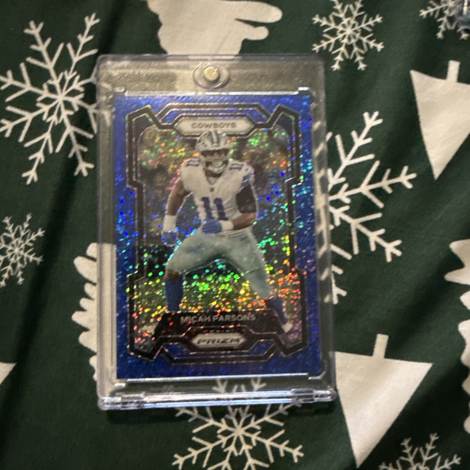 2023 Panini Prizm - Blue Sparkle Prizm #78 Micah Parsons /96