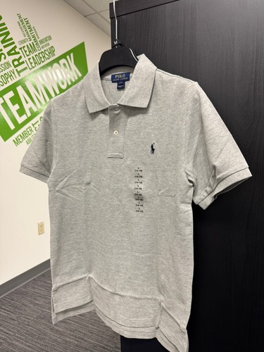 New Polo ralph lauren Boys Polo shirts Gray M, L, XL - Picture 2 of 6