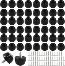 50 Pack Cutting Board Feet 0.24 x 0.43 Non-Slip Soft Rubber Feet Bumpers K...