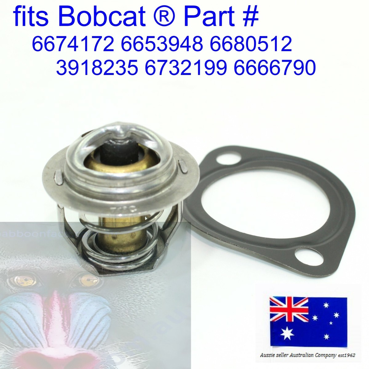 for Bobcat Thermostat 6674172 6653948 3918235 Kubota 463 553