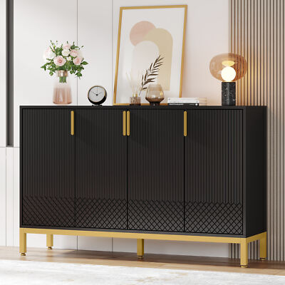 59'' Sidebaord Buffet Cabinet Accent Storage Cabinet for Home Kitchen Dining Room