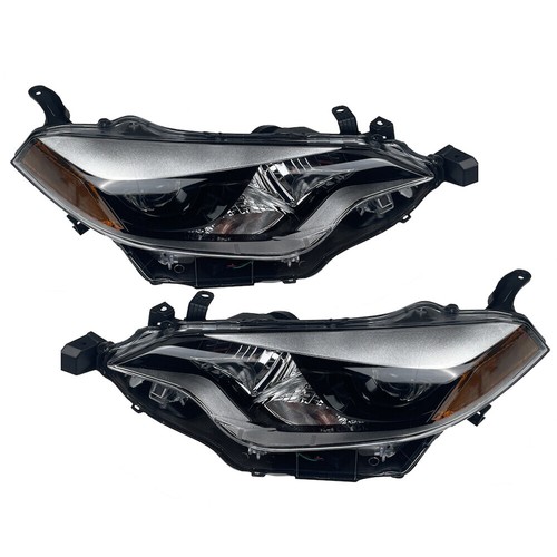 Headlights Fit 2014 2015 2016 Toyota Corolla Headlamps Left+Right SET Head Light