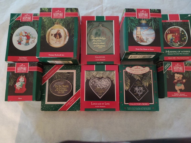 Hallmark Keepsake Ornaments, Collection of 10 Ornaments