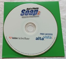 Kai's Soap 2 Clean up Your Image Adobe ActiveShare Windows 95 Photo Editing Disc