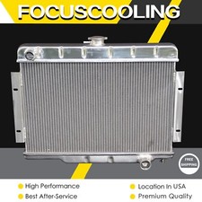 Kks Polished 3 Rows Aluminum Radiator For 1972-86 Jeep Cj5 Cj6 Cj7 Chevy Engine