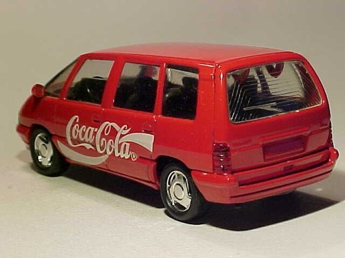 4 pouces 1994 Renault Espace Coca-Cola Solido 1/43 Diecast comme neuf en loose - Photo 2/6