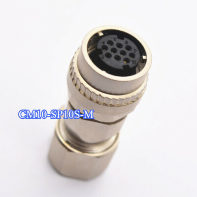 MITSUBISHI Yaskawa servo motor encoder Straight connector DDK plug CM10-SP10S-M