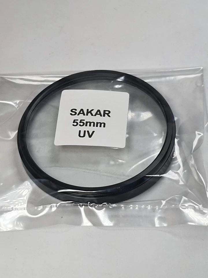 Genuine Sakar 55mm UV Ultraviolet Protection Glass Lens Filter 55 mm E55 E-55 - Image 4 of 4