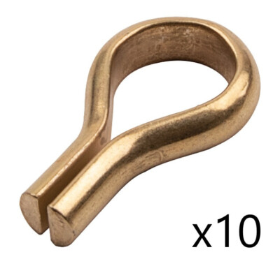 Electro-brass 6mm Loop Shelf Support For Wooden Shelves, Steel (10 ...