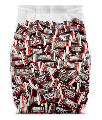 Hershey zuckerfreie dunkle Schokolade Miniatur Riegel - Großpackung spezielle dunkle Schokolade w
