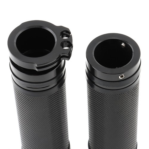 Motorcycle 7/8'' Hand Grips Bar End Rearview Mirrors For Harley Street 750 XG500 - Picture 8 of 16