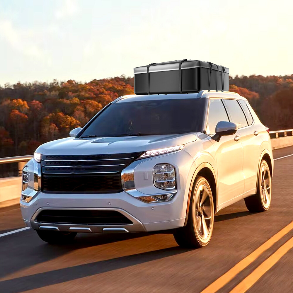 Fit For Mitsubishi Outlander 21 Cubic Roof Top Cargo Carrier Bag Luggage  Storage