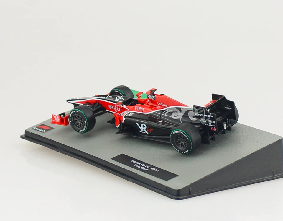 Virgin VR-01 Timo Glock 2010 Formel 1 1:43 Atlas Modellauto - Bild 2 von 3