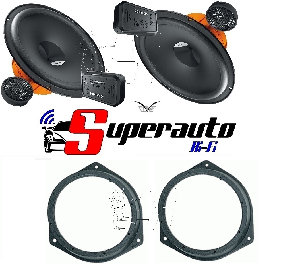 Hertz DSK 165.3 Altoparlanti 165mm + Supporti Toyota Celica