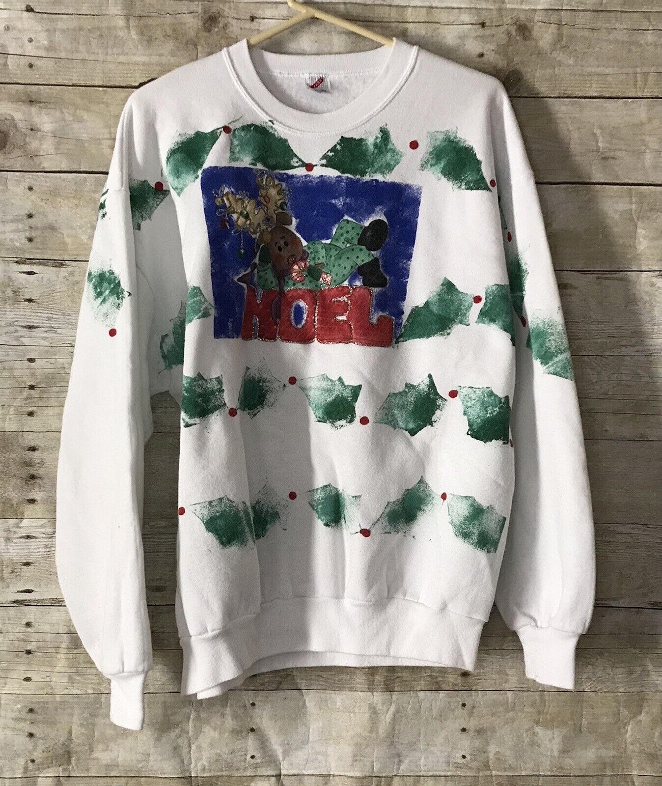 Vintage Ugly Christmas Sweater Jerzee Sweatshirt … - image 1