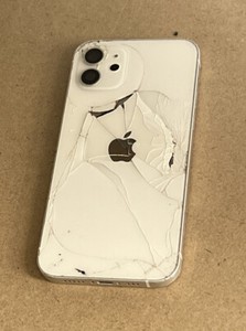 Original Apple iPhone 12 Gehäuse Rahmen Glasbruch Für Refurbisch Weiß Silber