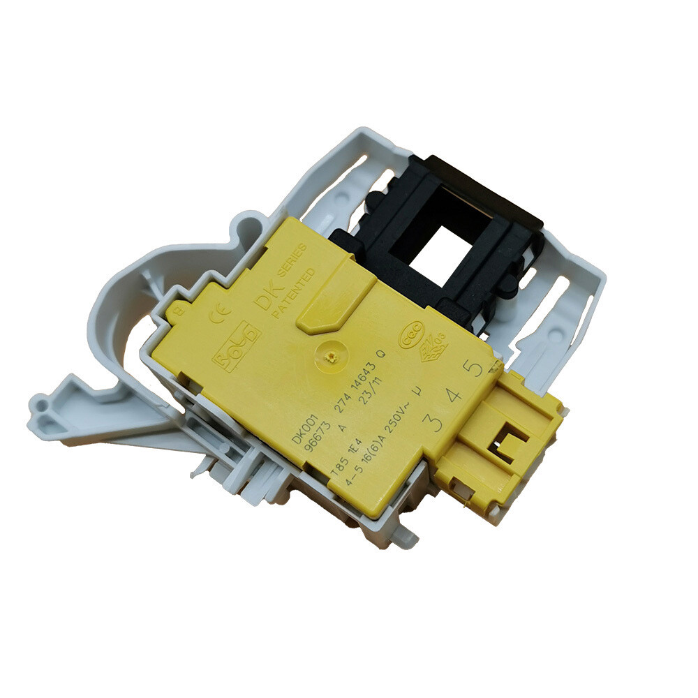 Elettroserratura chiusura porta ORIGINALE oblò lavatrice Ariston Whirlpool