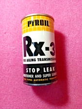 Viintage Pyroil Rx-3 Transmission Stop Leak 6 Ounce Metal Can, Full