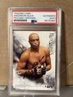 2014 Topps UFC Bloodlines Signed Anderson Silva On Card Auto Rare PSA/DNAπ·π§π·