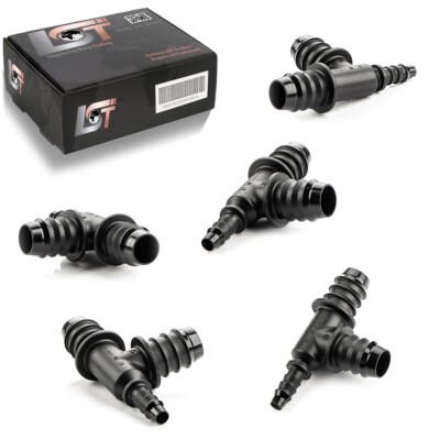 5x T-Stück Kraftstoffschlauch Verbindung T-Verbinder Ø 14mm - Ø 6 mm Reduzierend