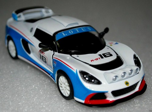 2012 Lotus Exige R-GT, Kinsmart, Racing Car, Diecast Toy Car, 5", 1:32 scale - Picture 3 of 12