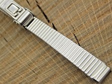 Vintage Watch Band NOS Unused JB Champion Stainless Steel 8mm Sliding Clasp