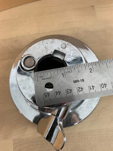 LUDWIG Accent Bass Drum Rack Tom Post Mount Bracket Plate Holder Part 2000s Kick - Picture 6 of 6
