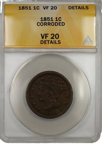 1851 P LARGE CENT - VF - SEE PICS! - (N3652) | eBay