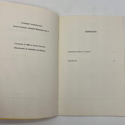 South Carolina Archives Treasury Records 1775-1780 & Public Treasurer 1725-1776 - Bild 10 von 12