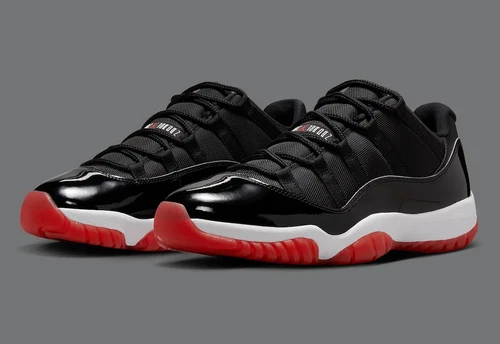 Nike Jordan 11 Retro Low "Bred" 2025 Black Red White Men & GS Size INSTANTSHIP!