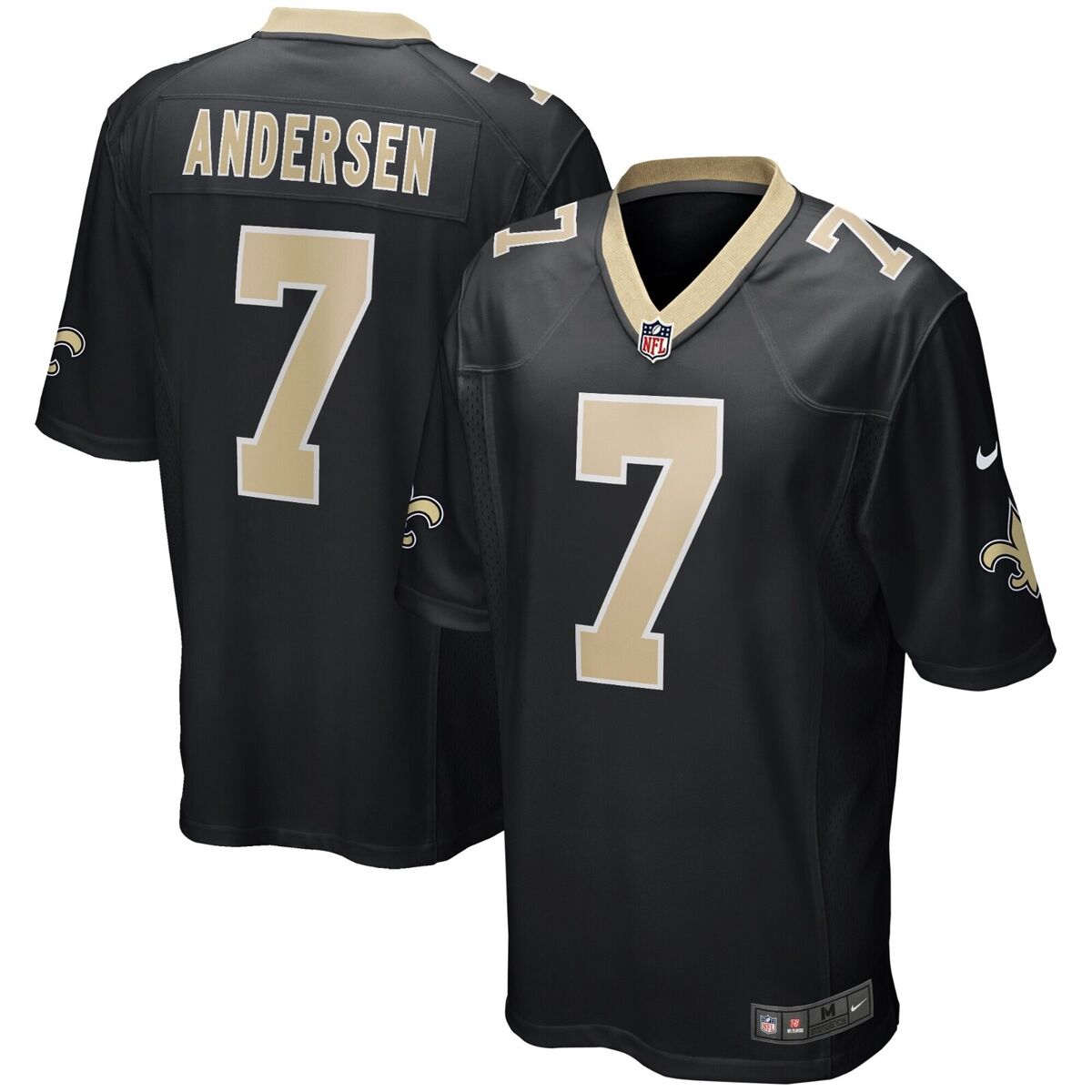 Nike New Orleans Saints No7 Morten Andersen Green Men's Stitched NFL Limited Salute To Service Tank Top Jersey