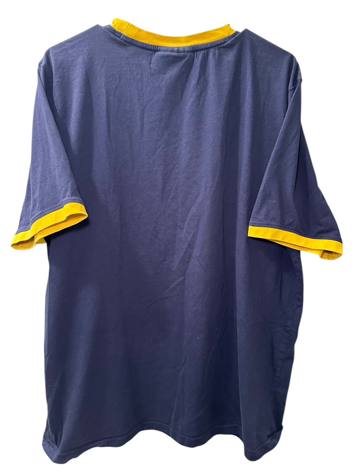 T shirt FILA ricamata logo grafica uomo taglia XL blu Y2K hiphop retrò urbana