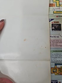 Nintendo NES The Magic Of Scheherazade MAP ONLY Authentic