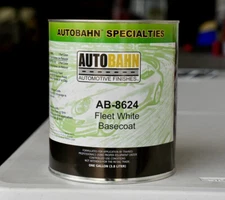 Autobahn AB-8624 Fleet White Basecoat GALLON! GM Code WA8624 Automotive Paint