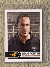 Gridiron Gang Sean Porter Dwayne Johnson Trading Cards Print Mondo Cuyler Smith