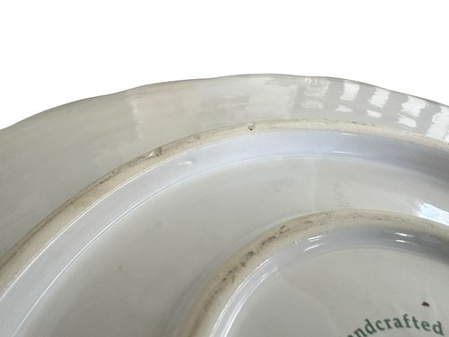 Large White Serving Plate Bath & Body Works 13.5” Decorative Ceramic - Picture 7 of 12