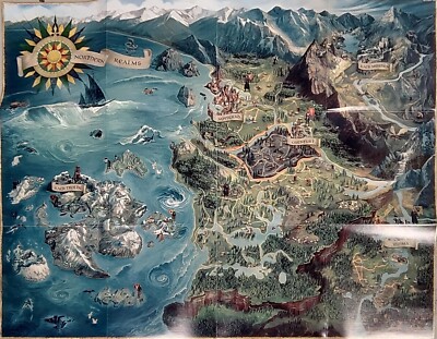 The Witcher 3 Wild Hunt Northern Realm MAP ONLY for XBOX ONE