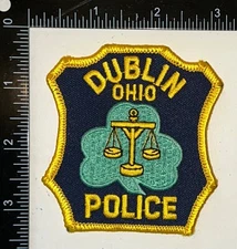 VINTAGE OBSOLETE Dublin OH Ohio Police Patch