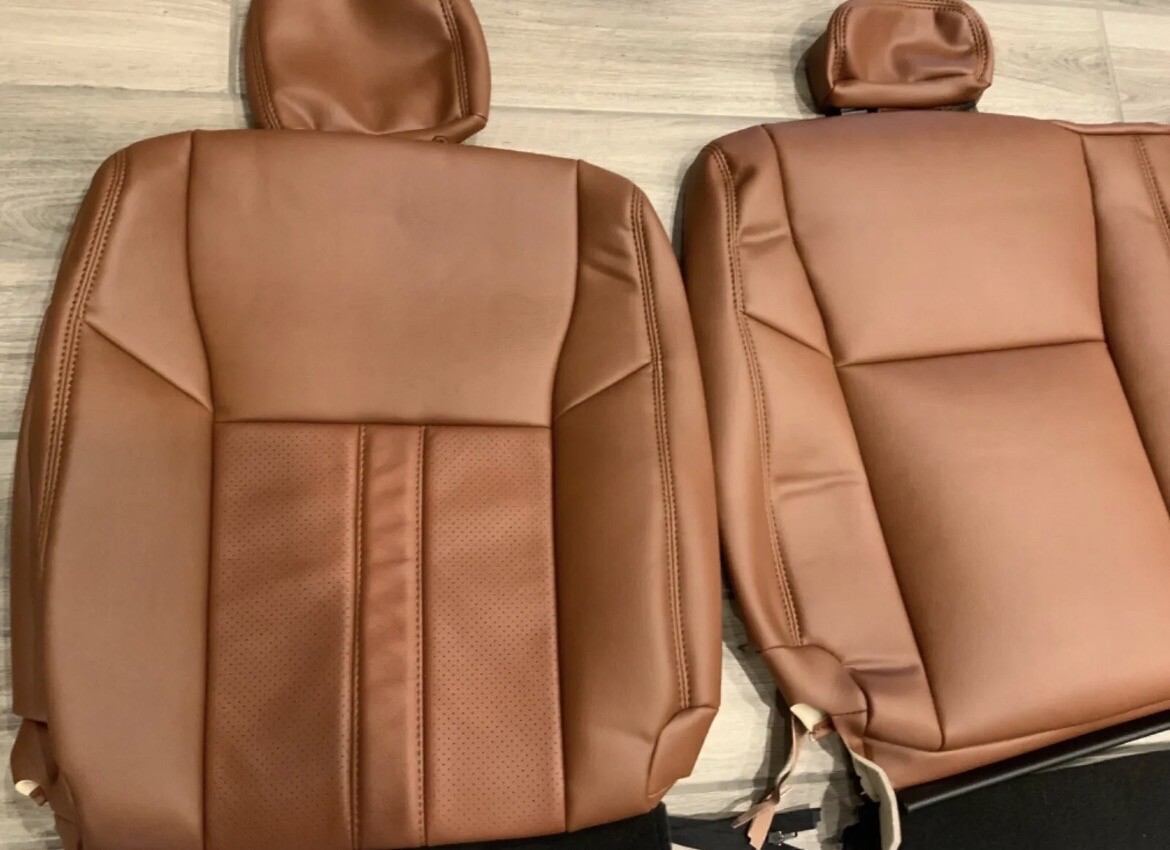20152020 F150 Mahogany Katzkin leather seat covers rear only eBay