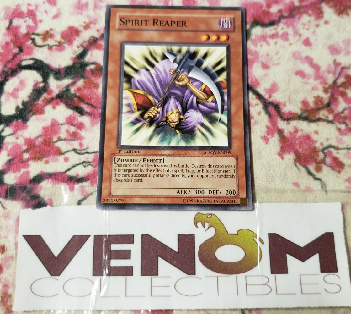 spirit reaper yugioh card Amazon.com: YU-GI-OH! - Spirit Reaper (BATT-EN013) - Battle Pack Tournament  Prize Cards - Unlimited Edition main image 1