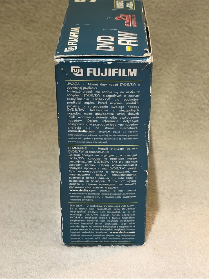Fujifilm DVD-RW JEWEL CASE X 4 PACK (4.7GB 2X) - Image 4 of 4