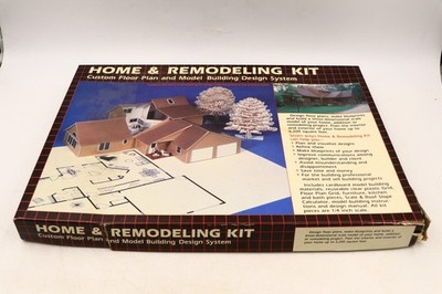Rare Vintage Home Remodeling Kit Custom Floor Plan Model Building Design System