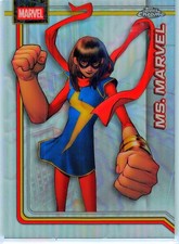2026 Topps Chrome Marvel Comics #83 Ms. Marvel Storm's Lightning Refractor