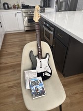 Rock Band Fender Stratocaster Wii Guitar  Beatles  Rock Band 2 Games No Dongle